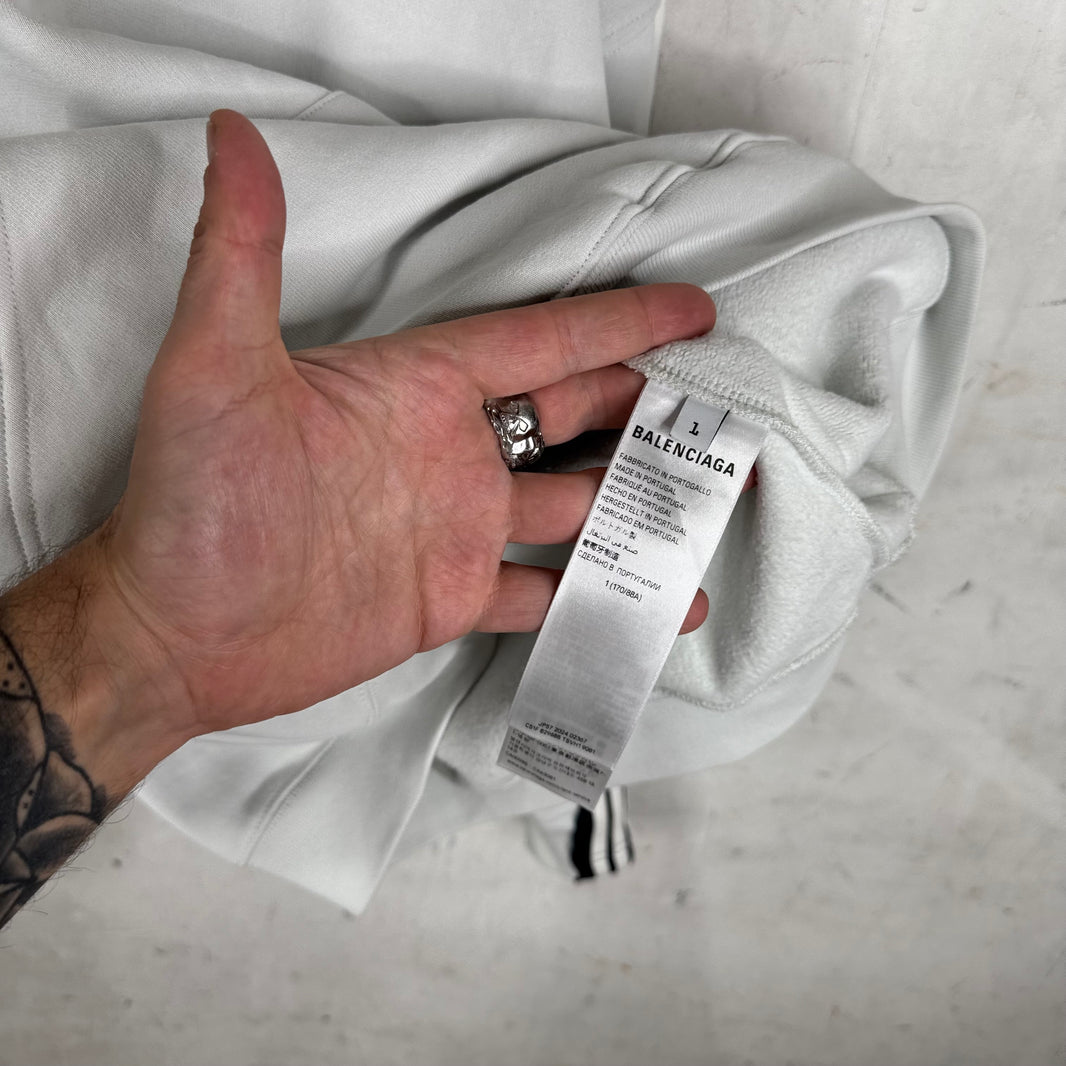 Balenciaga Paneled Stripe Unity Hoodie