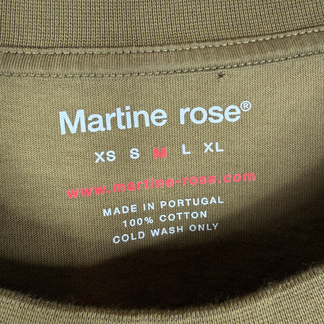 Martine Rose Brown Panelled Jersey T-Shirt