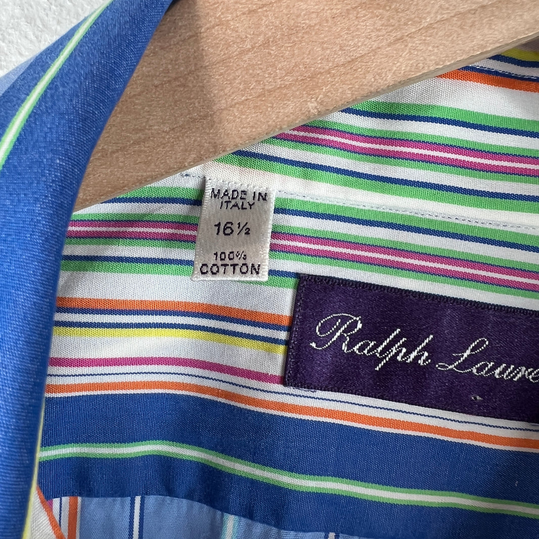 Purple Label Ralph Lauren Multicolor Button Up Shirt