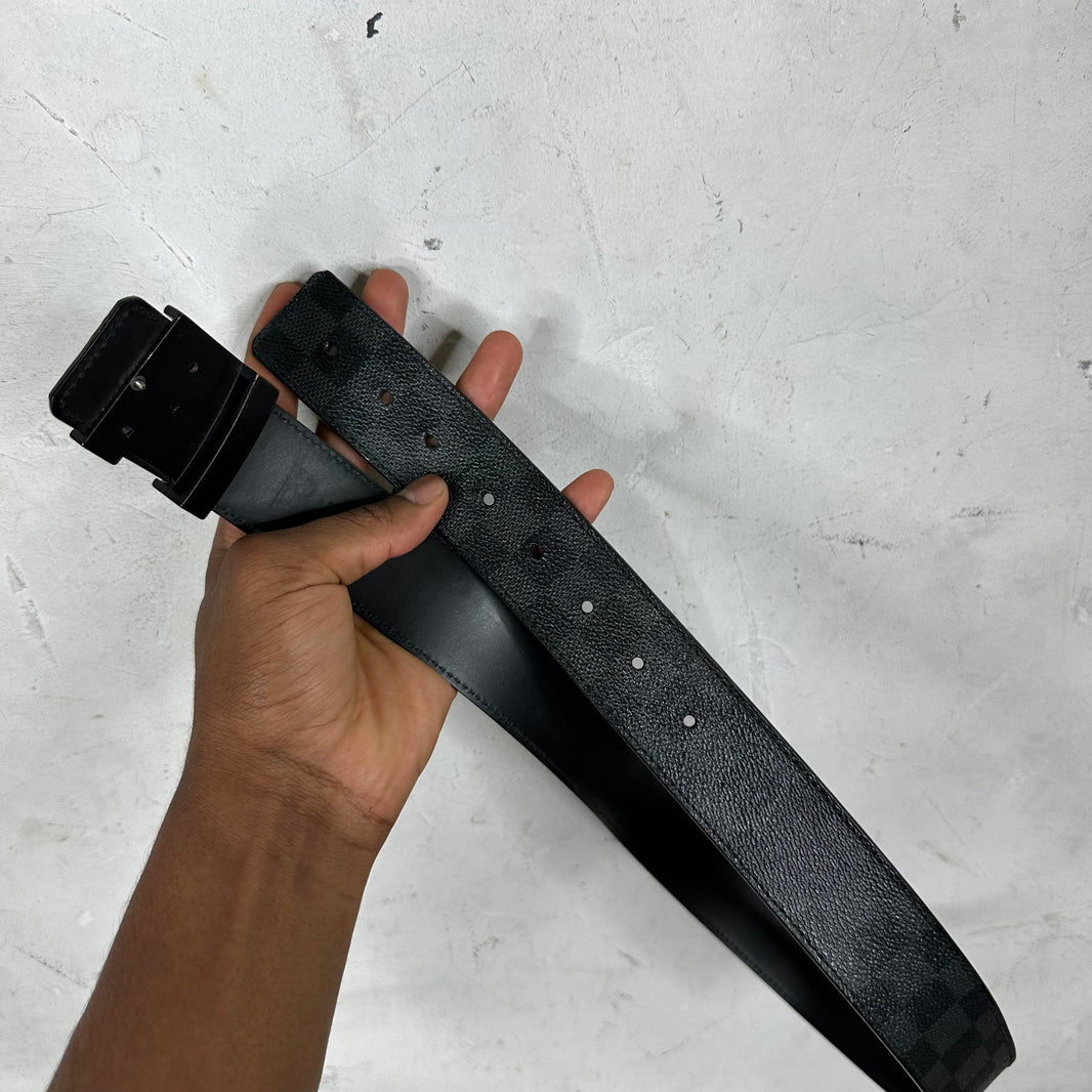 Louis Vuitton Black Damier Belt