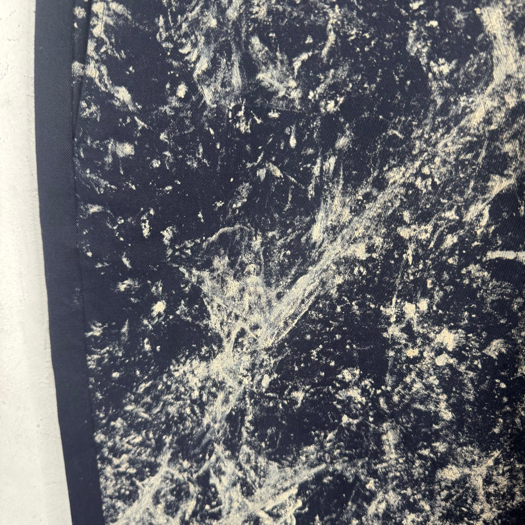 Maison Margiela Mudded Navy Trousers
