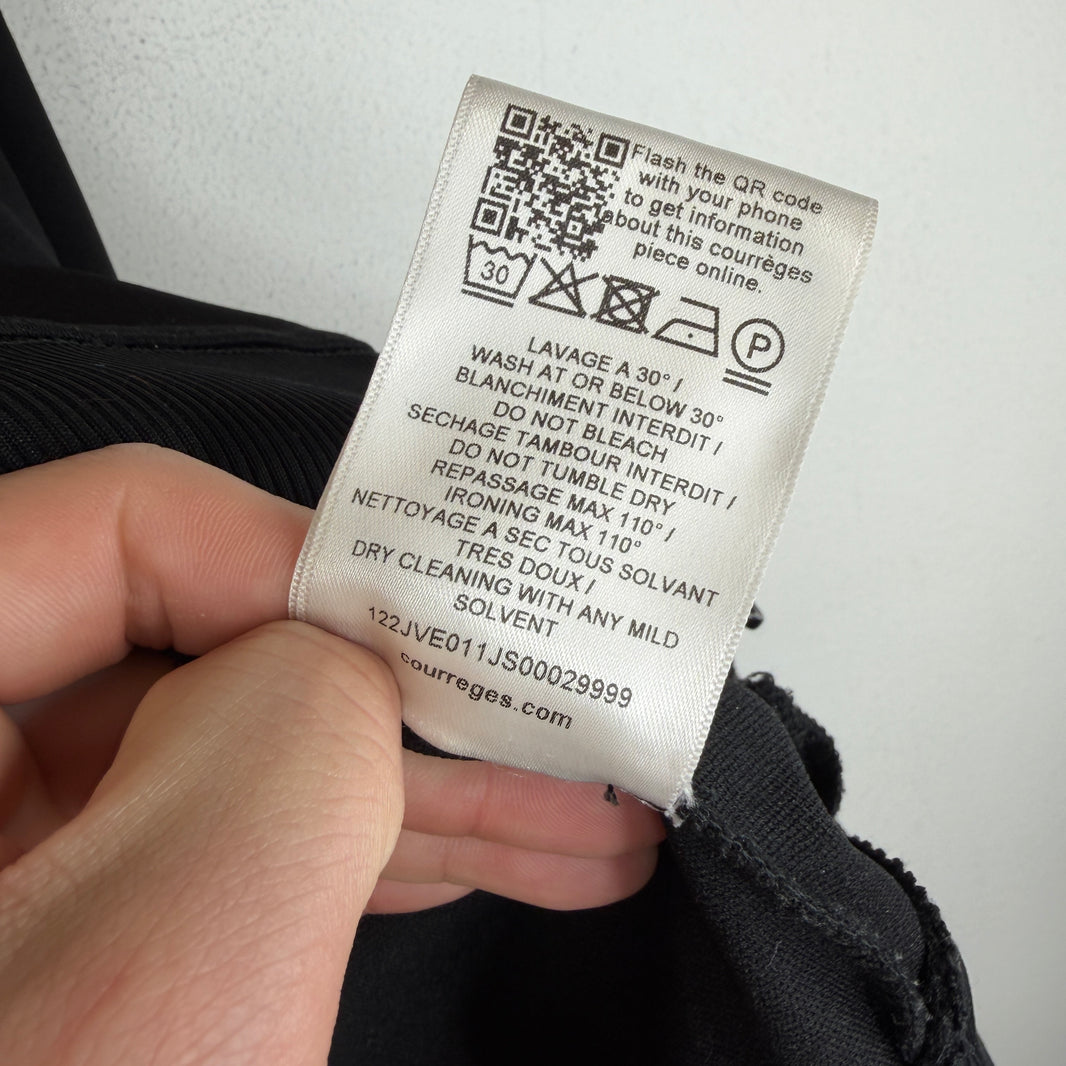Courreges Black Track Jacket