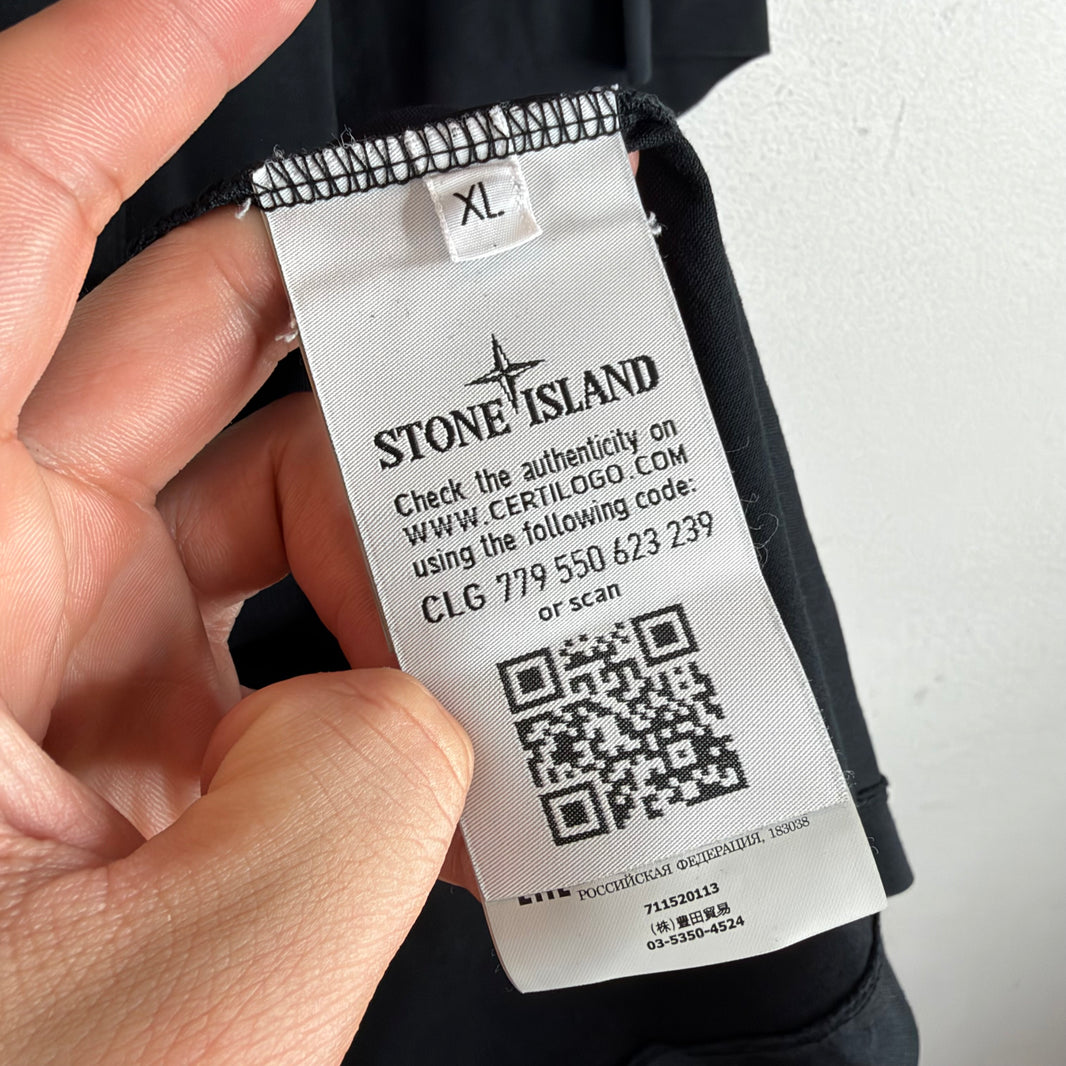 Stone Island Black Logo Pocket T-Shirt