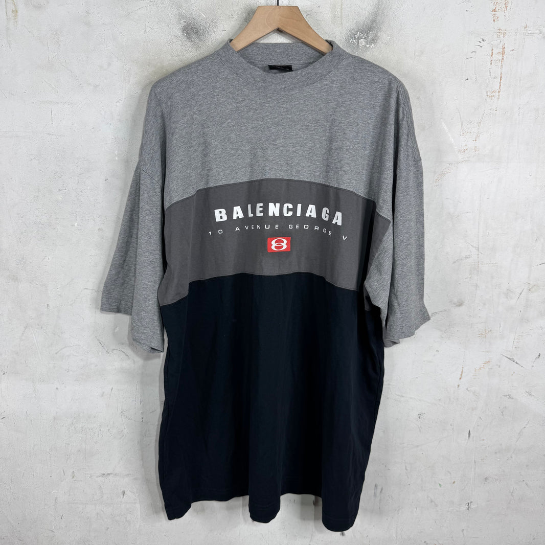 Balenciaga Avenue Paneled T-Shirt