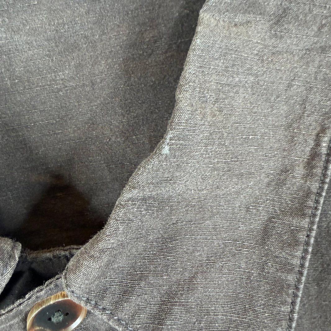 Aura Lee Linen Polo Pocket Shirt