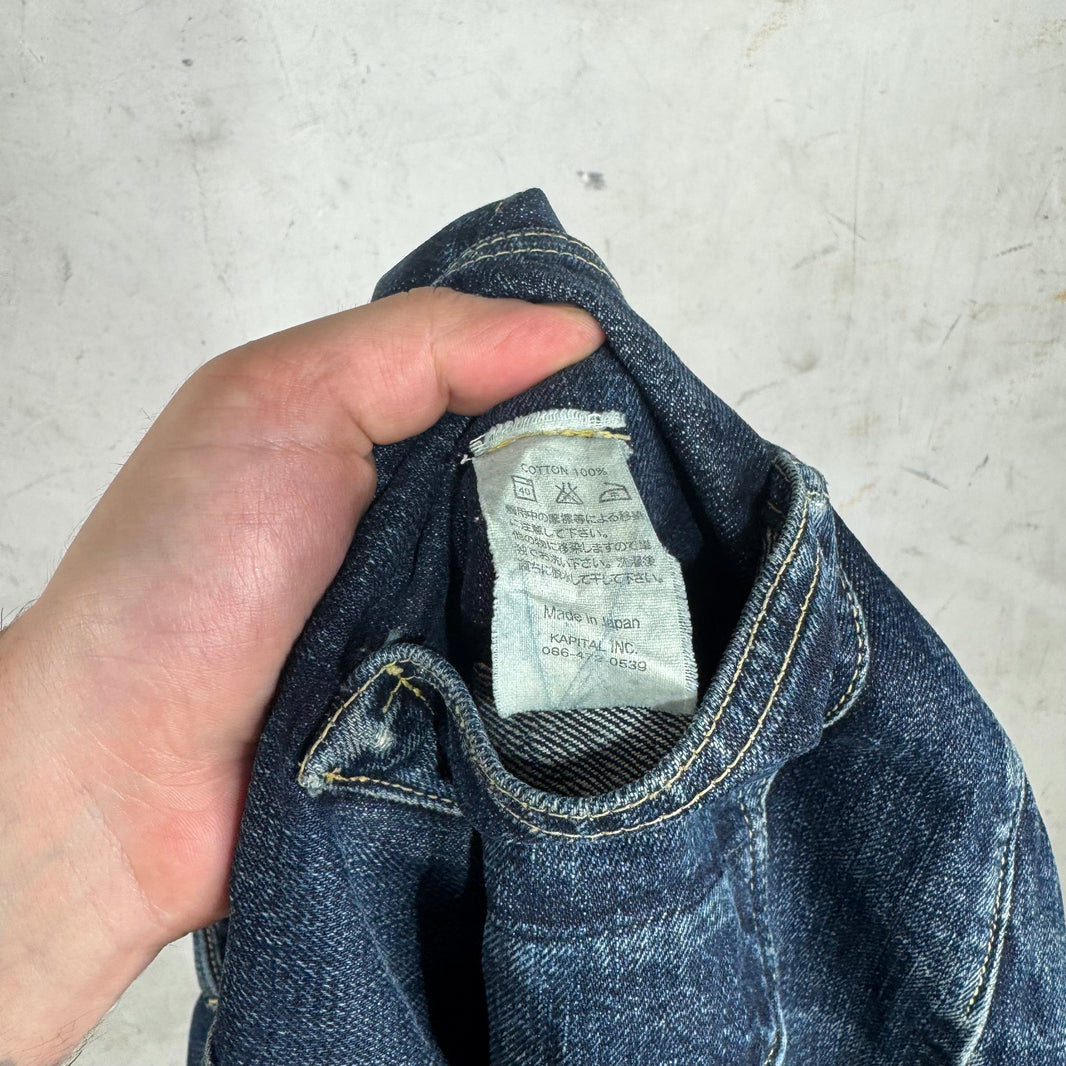 Kapital Dark Wash Broken In Jeans