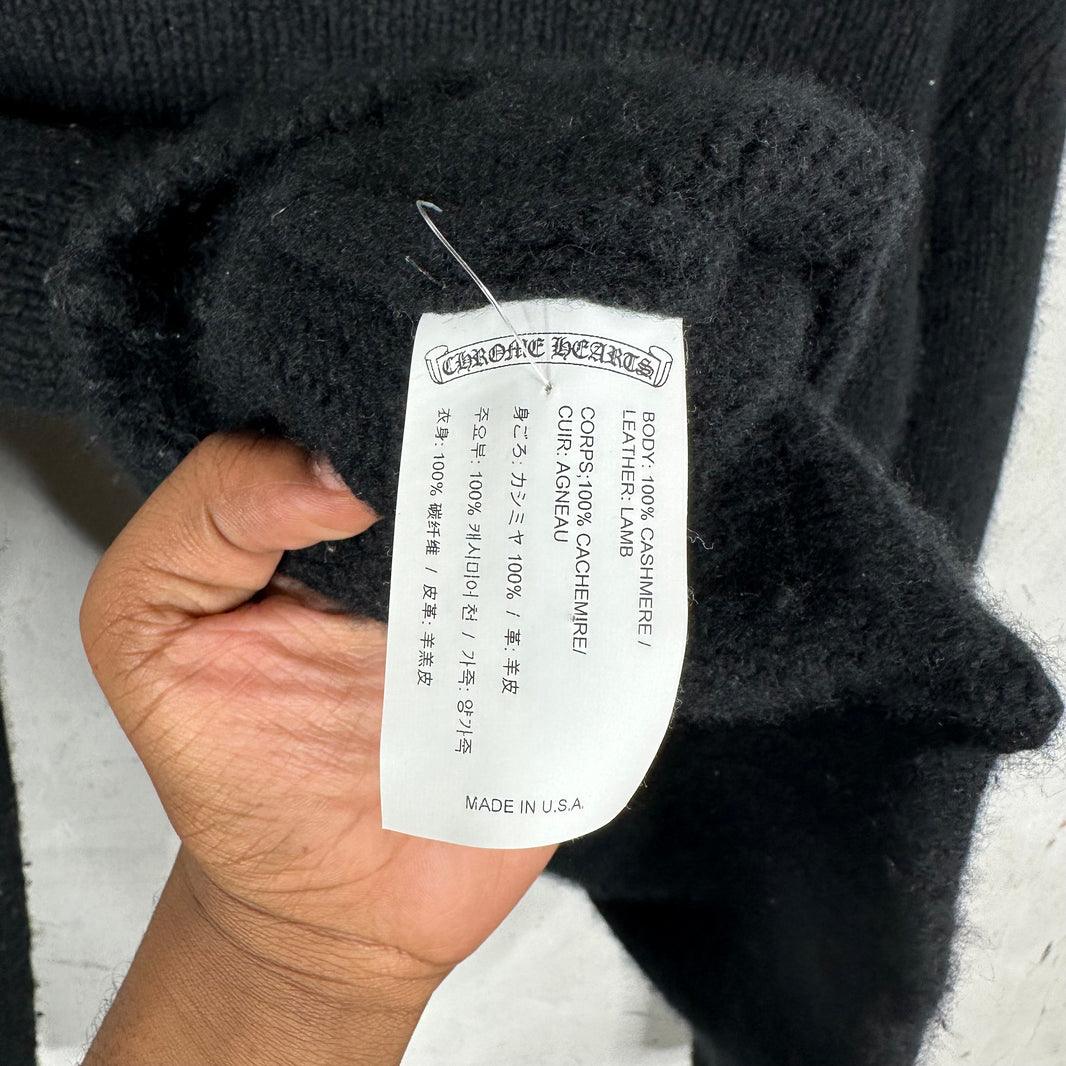 Chrome Hearts Cashmere Cross Patch Hoodie