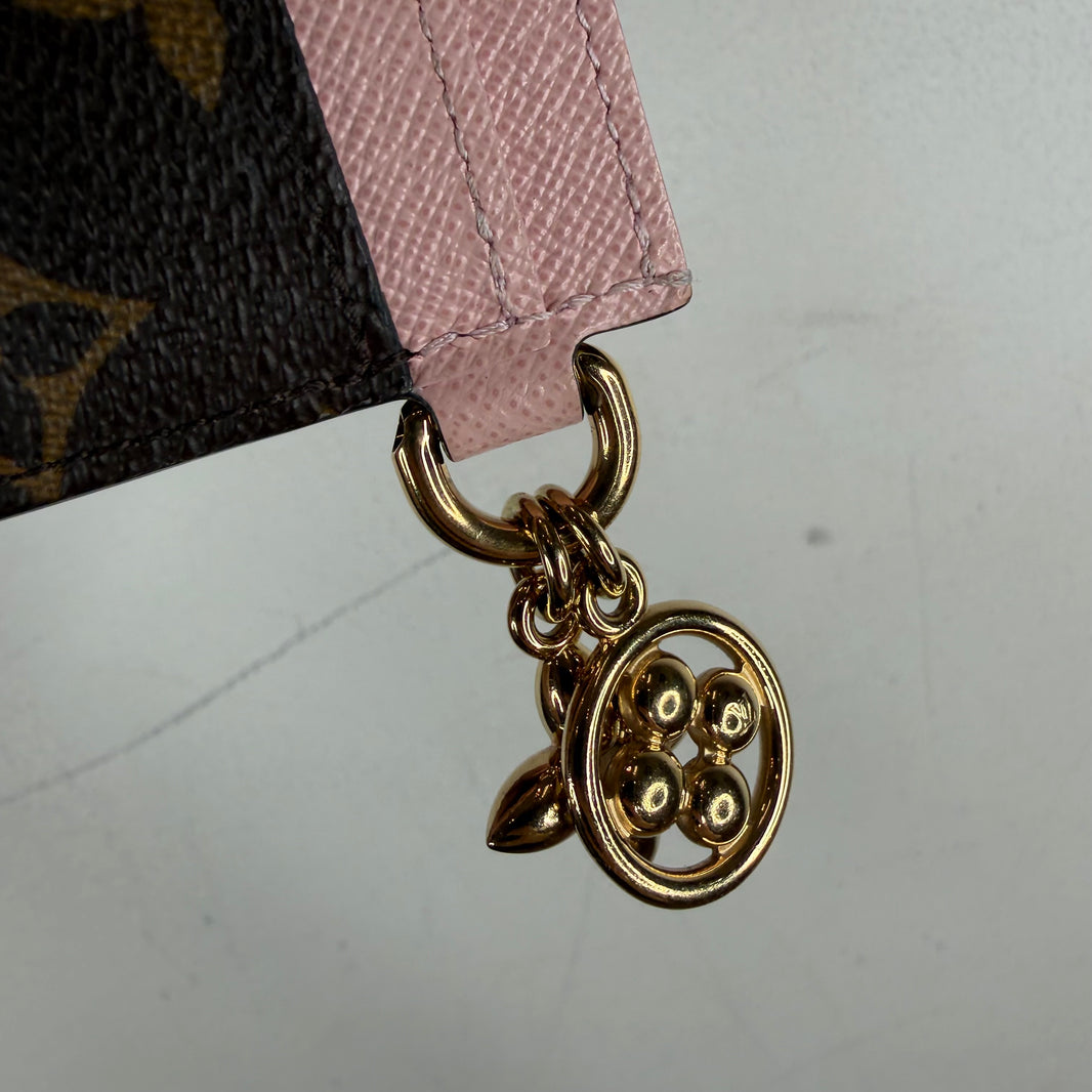 Louis Vuitton Charm Pink/Monogram Card Holder