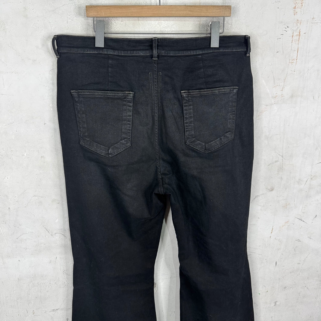 DRKSHDW Waxed Bolan Bootcut Jeans