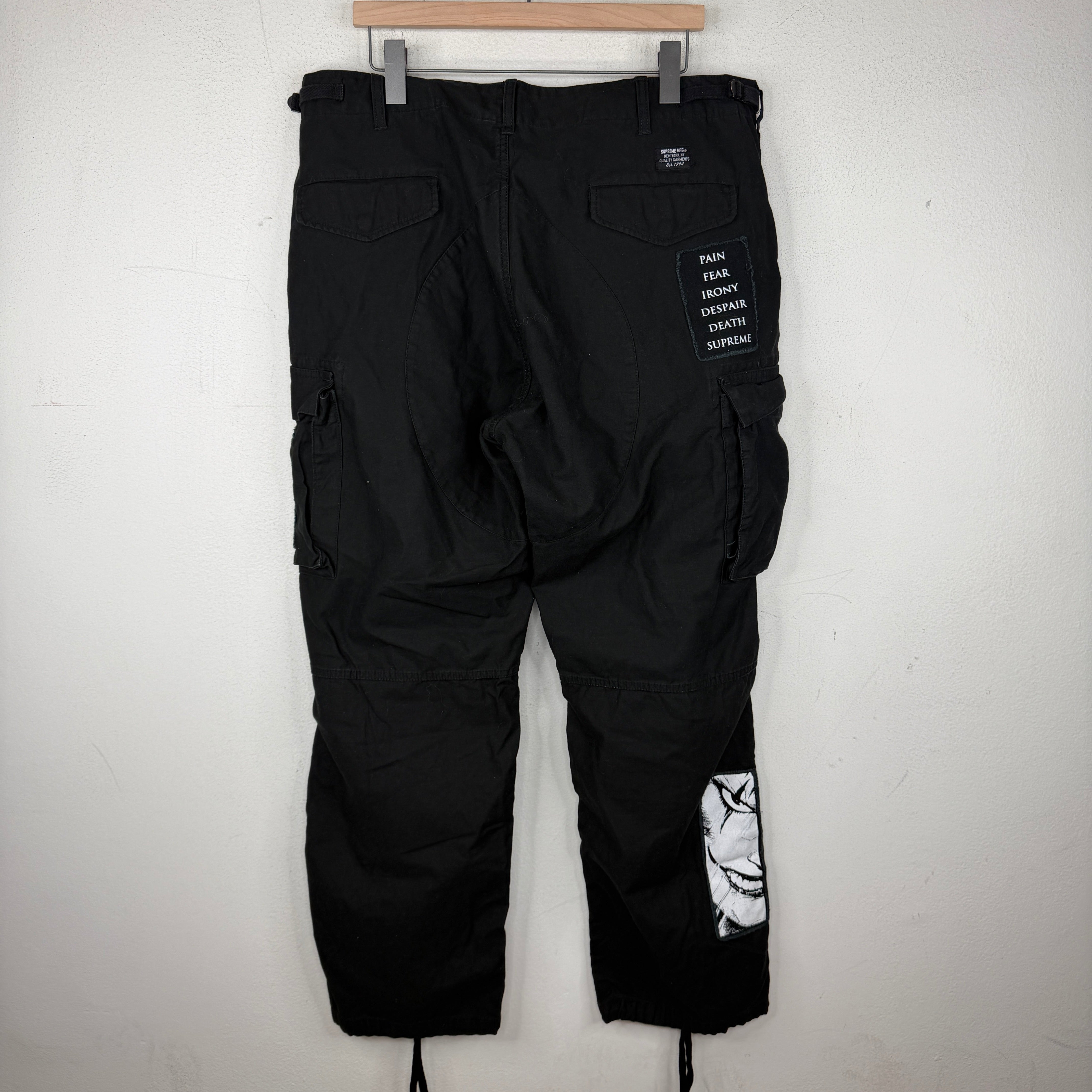Supreme The Crow Black Cargo Pants – www.Lukes.store
