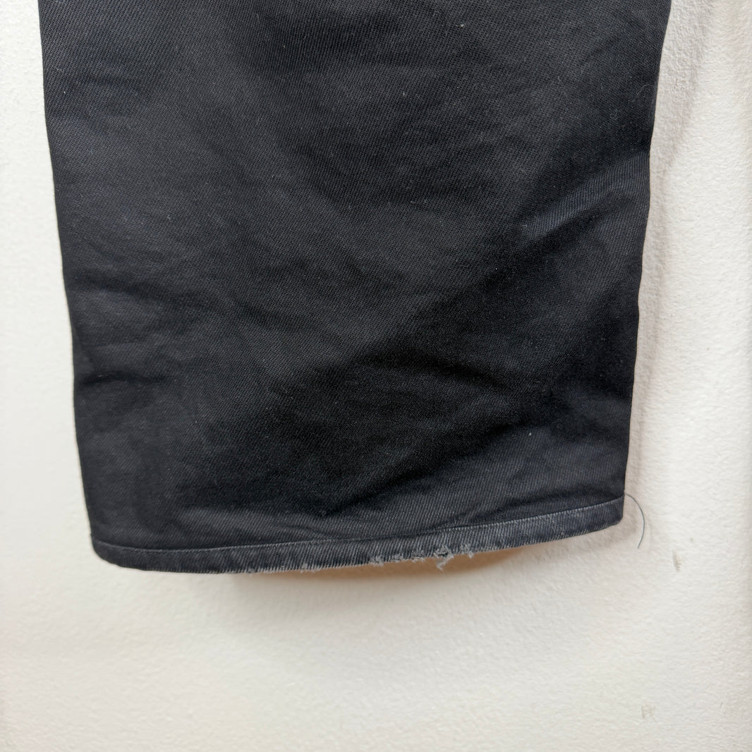 Bottega Veneta Black Washed Baggy Denim Jeans