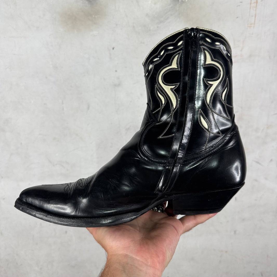 Saint Laurent Leather Western Boots