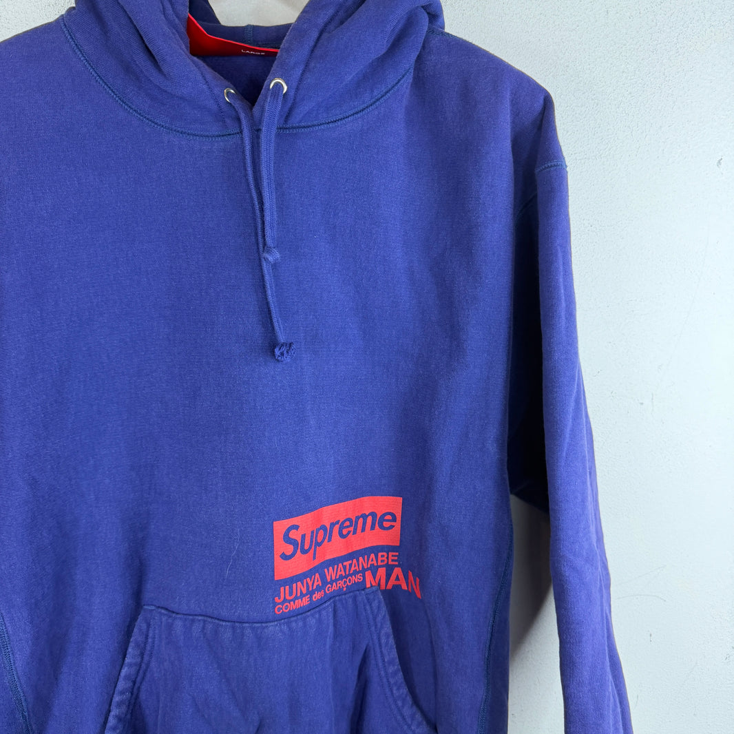 Supreme Junya Watanabe Blue Hoodie