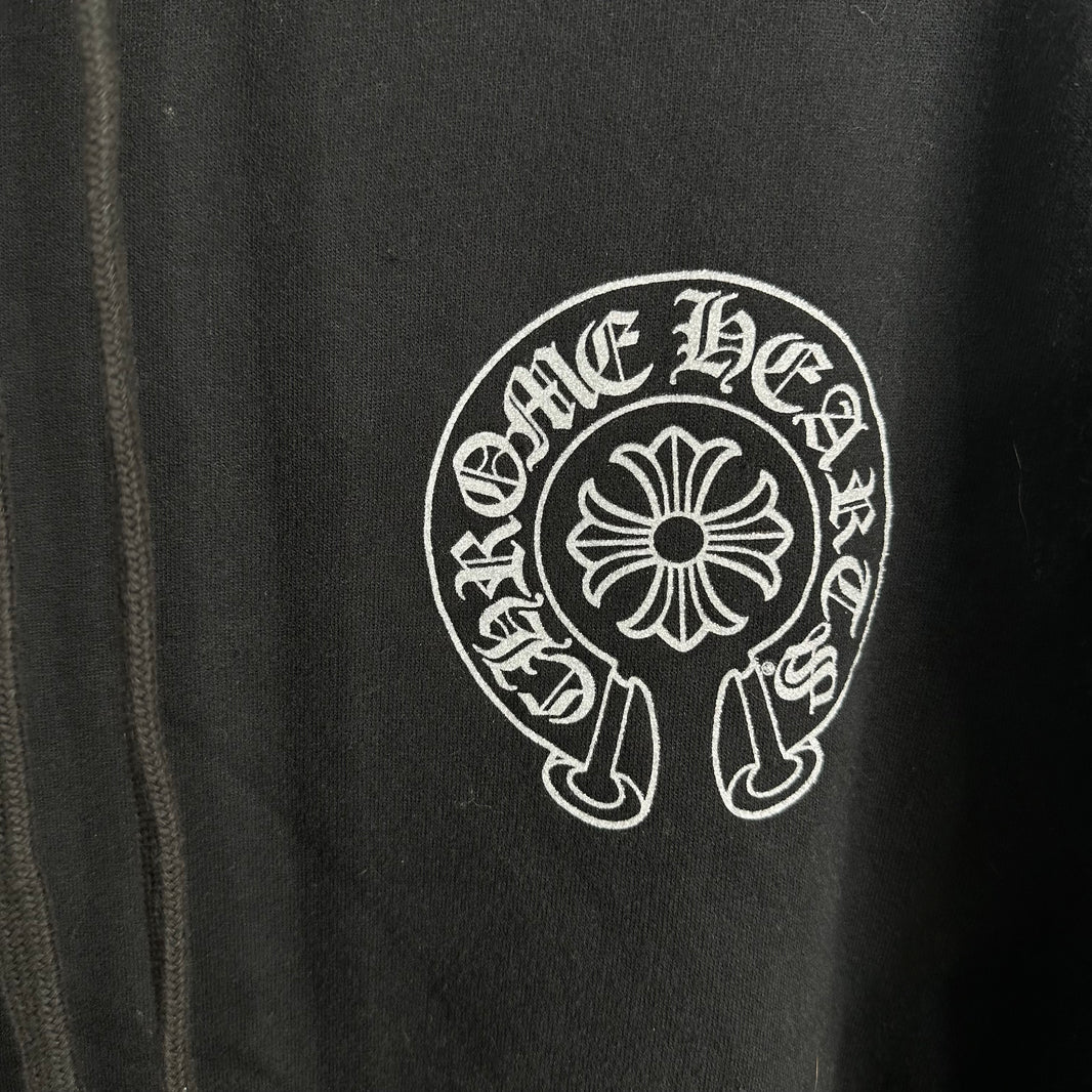 Chrome Hearts Metallic Silver Web Hoodie