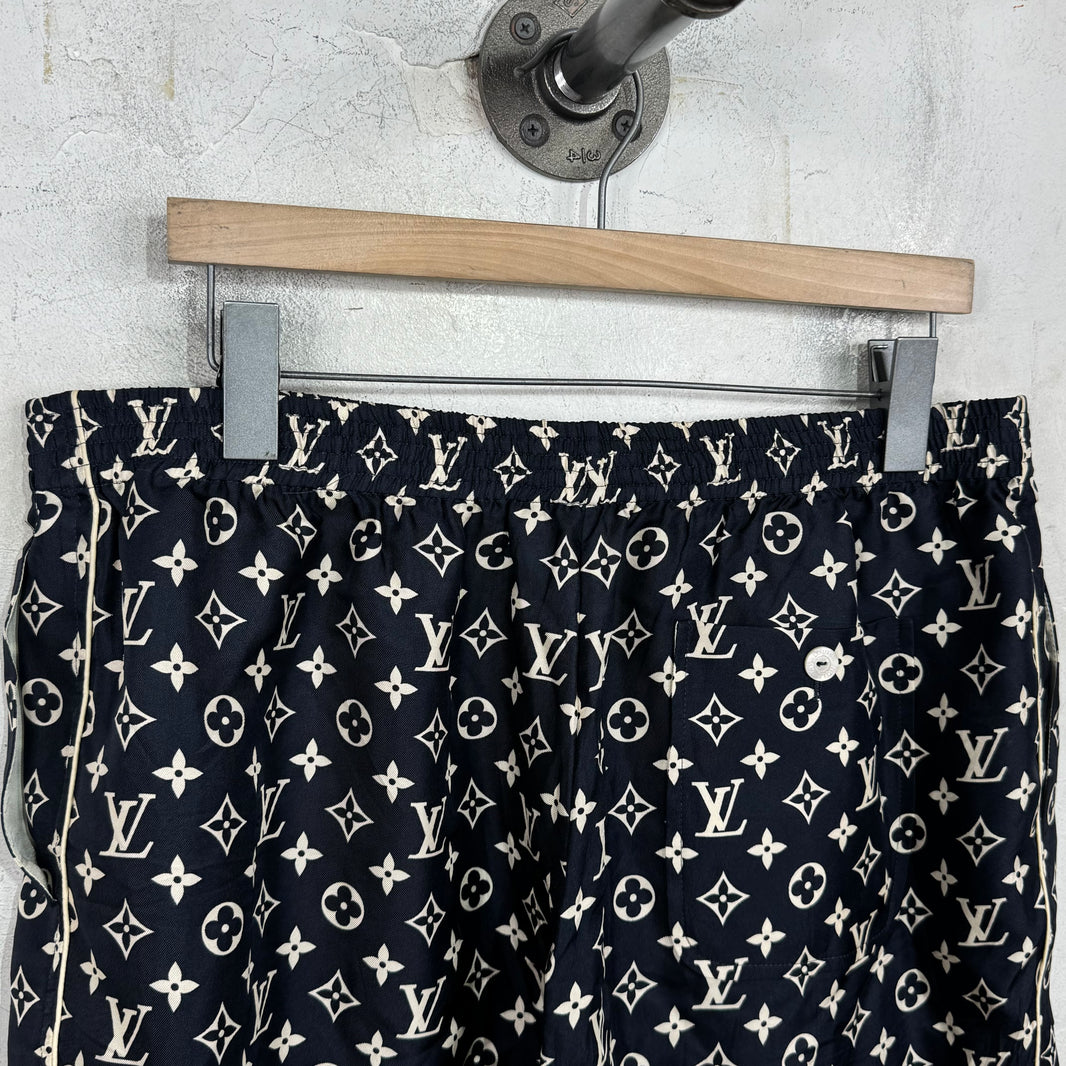 Louis Vuitton Silk Monogram Shorts