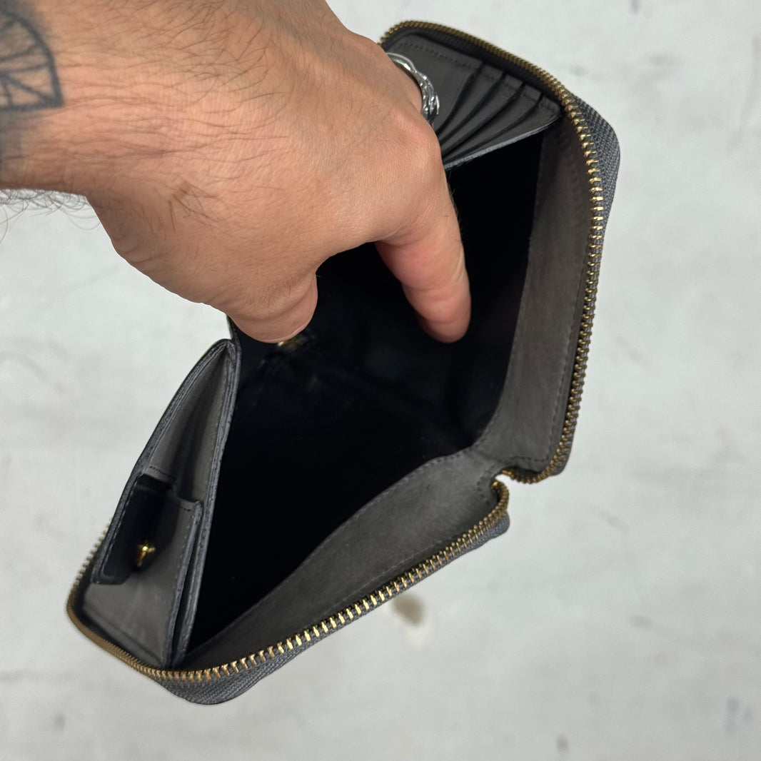 CDG Stitched Zip Wallet