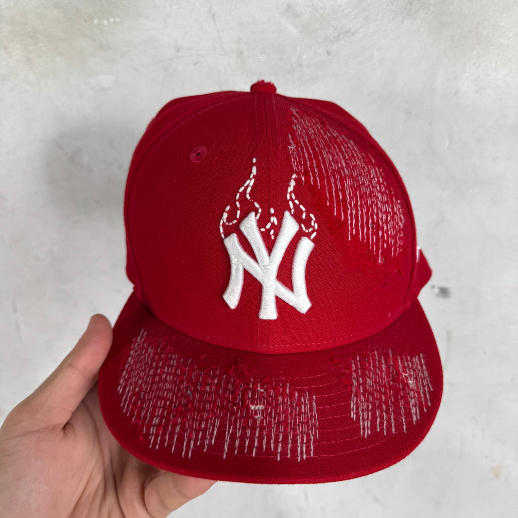 Loso Distressed Loso Yankees Fitted