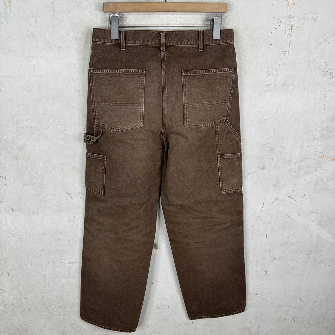 Supreme Brown Whiskered Double Knee Pants