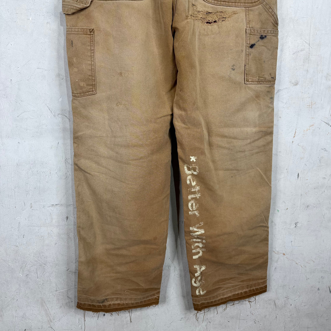 Better With Age Distressed Repaired Patch Carpenters
