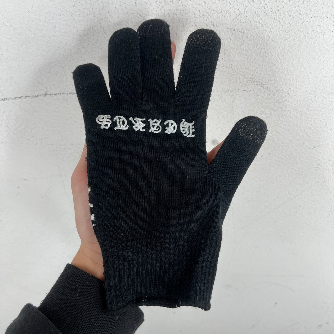 Chrome Hearts Black Work Gloves