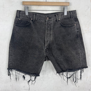 Celine Charcoal Wash Denim Shorts
