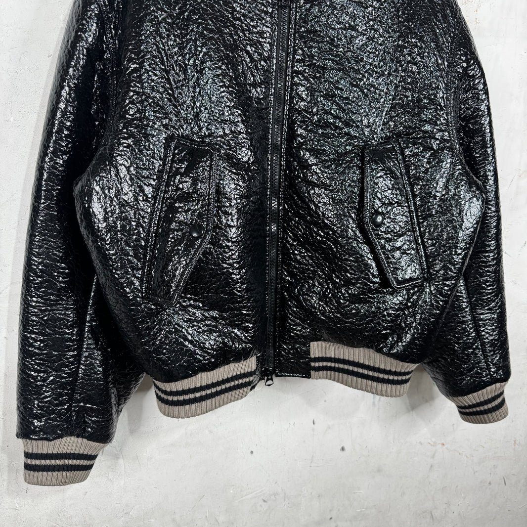 Dries Van Noten PVC Coated Back Zip Bomber