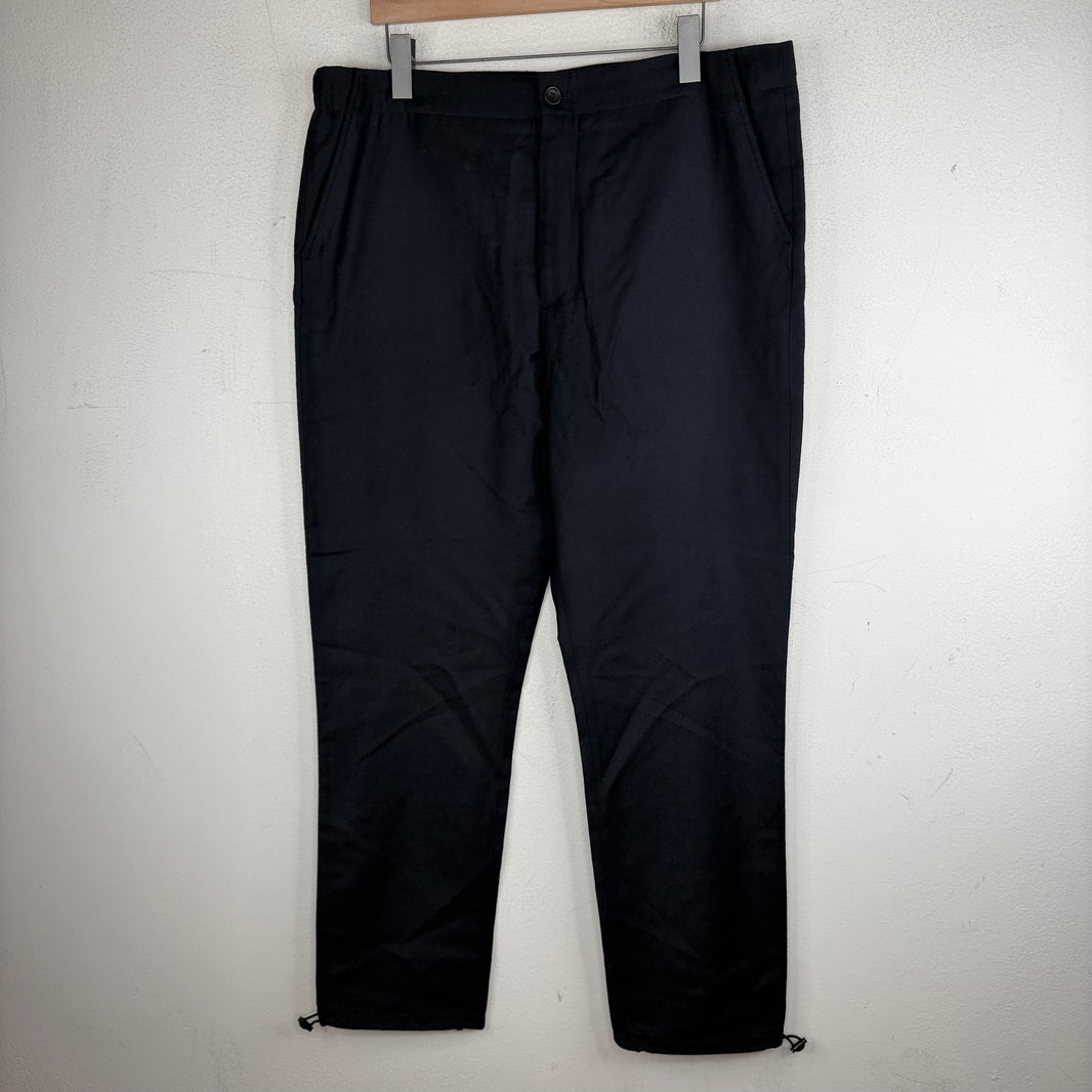 Acne Studios Pace Navy Wool Trousers