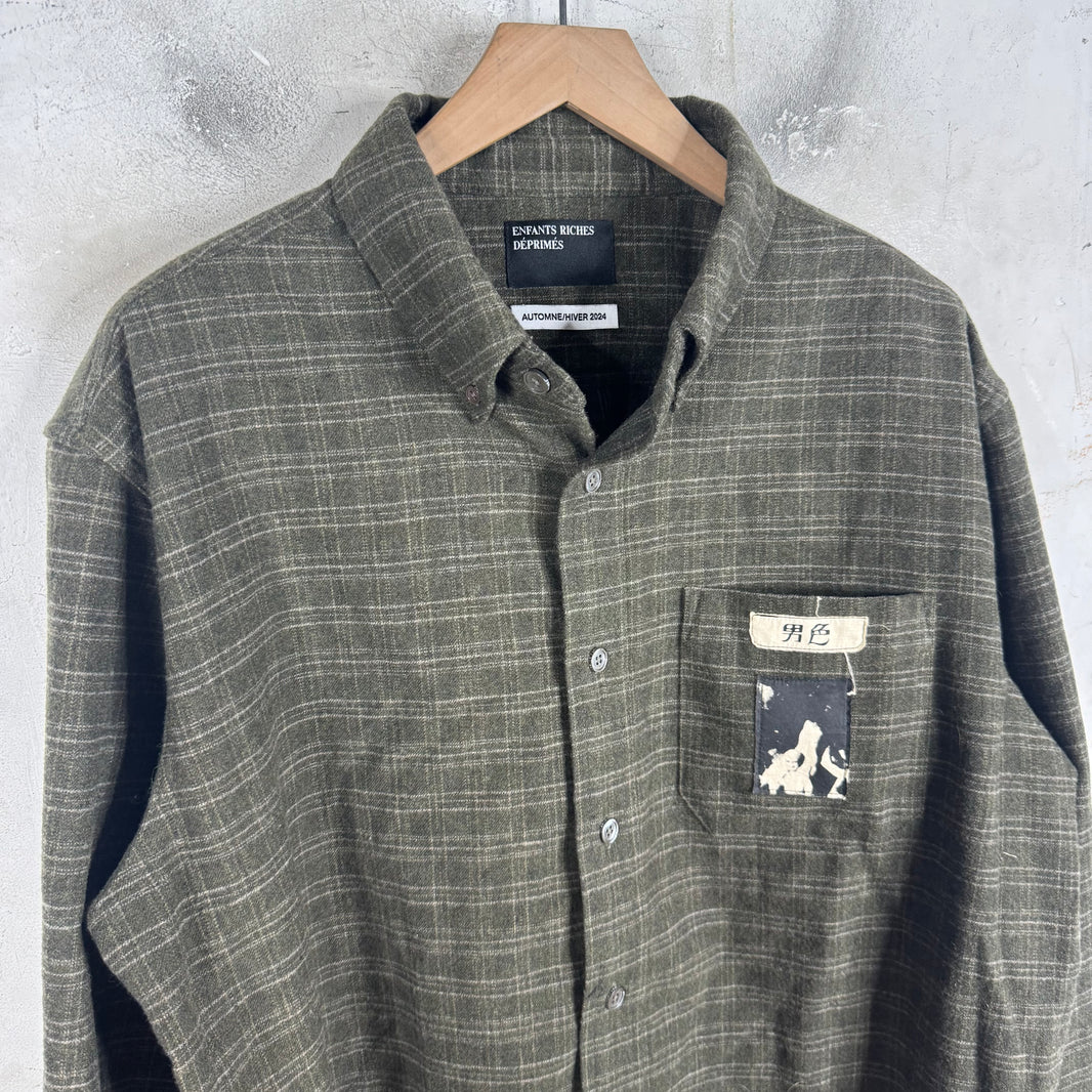 ERD Wool Assemblage Flannel Shirt