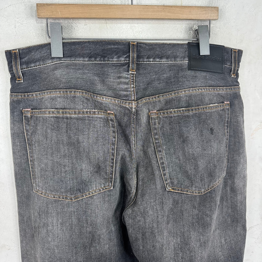 Acne Studios Trafalgar Charcoal Flared Jeans