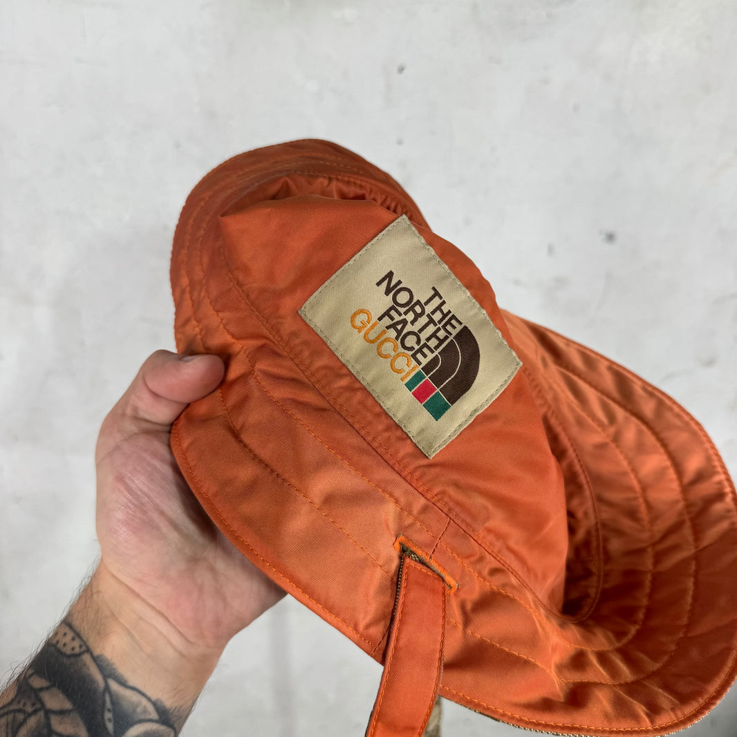Gucci x TNF Monogram Safari Bucket Hat