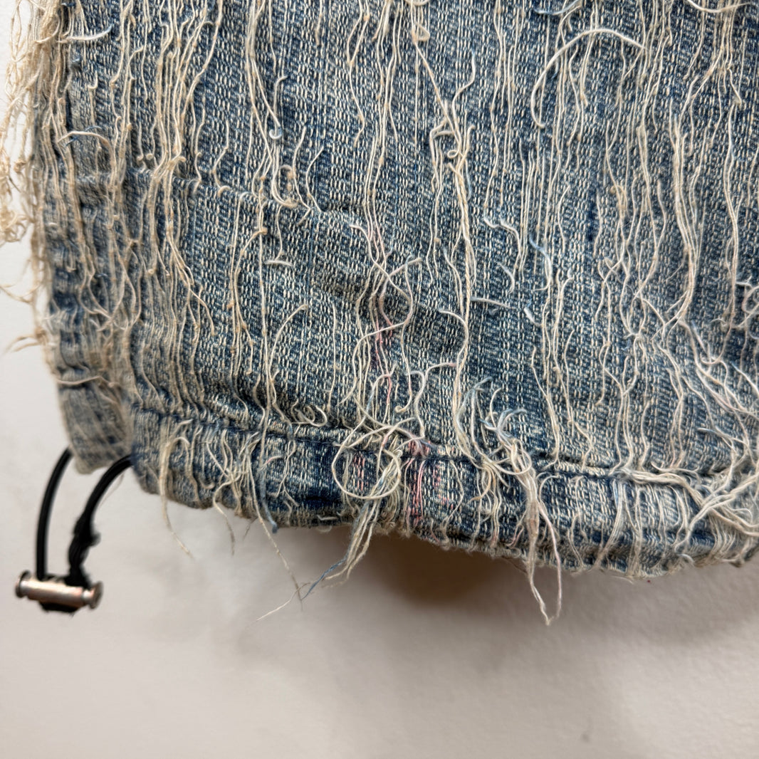 Diesel D-Marshall Frayed Denim Jeans