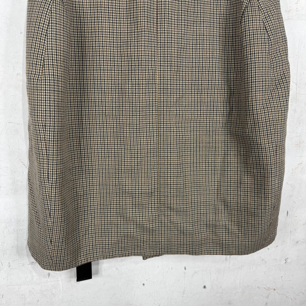Margiela Houndstooth Cape Blazer Jacket