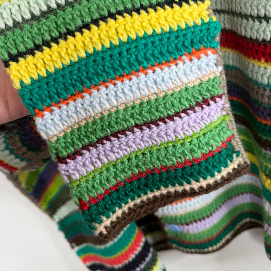 CPFM Crochet Knit Green Cardigan