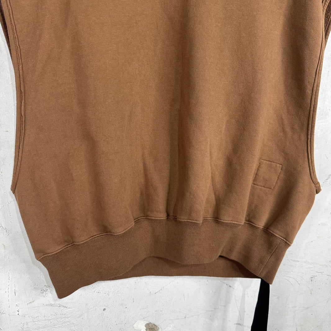 DRKSHDW Brown Sleeveless Vest