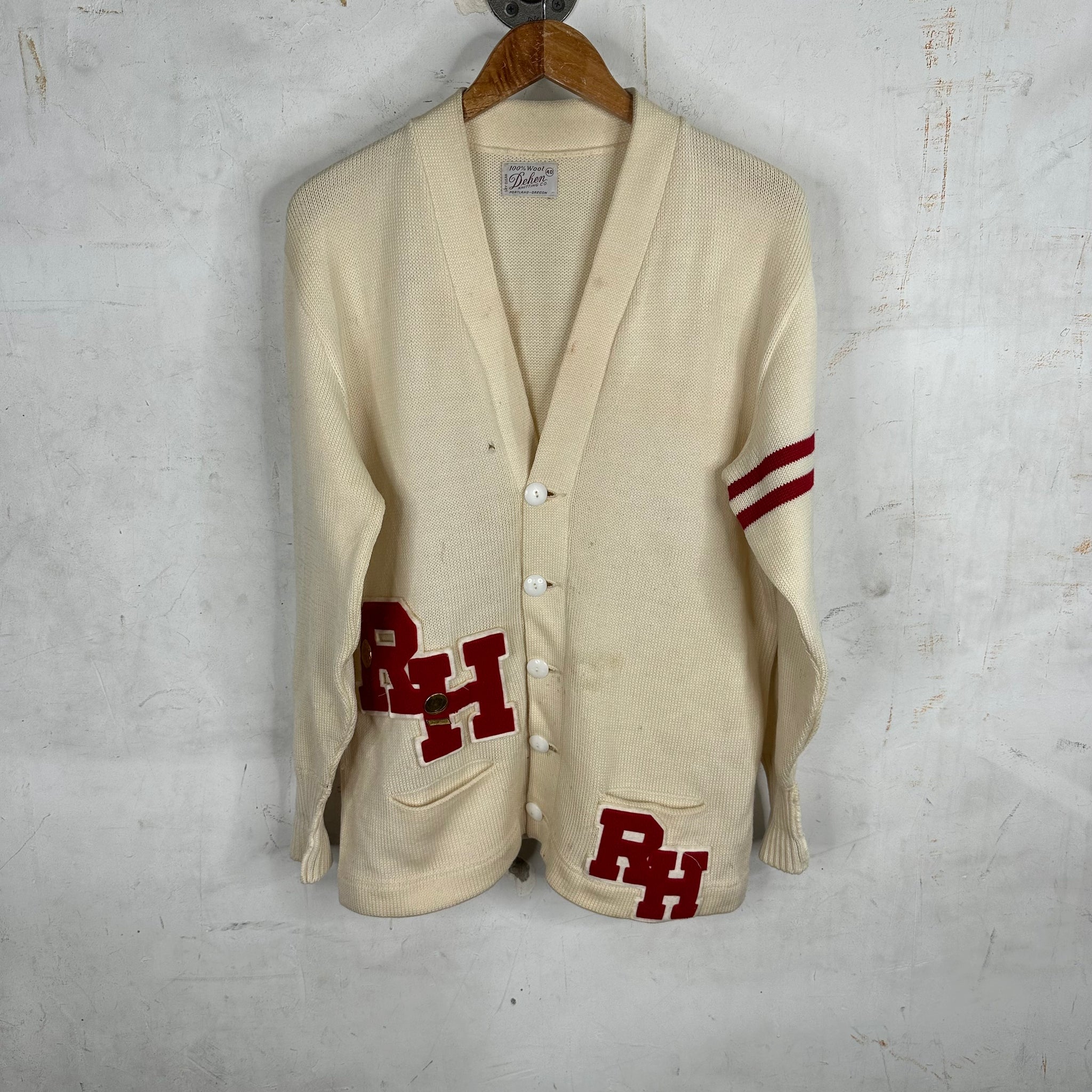 Vintage varsity online sweater