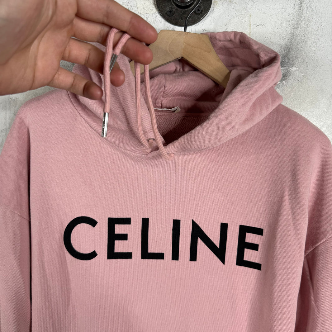 Celine Pink Logo Hoodie