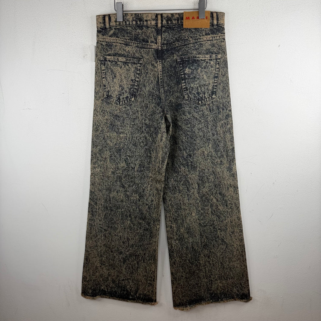 Marni Baggy Acid Wash Jeans