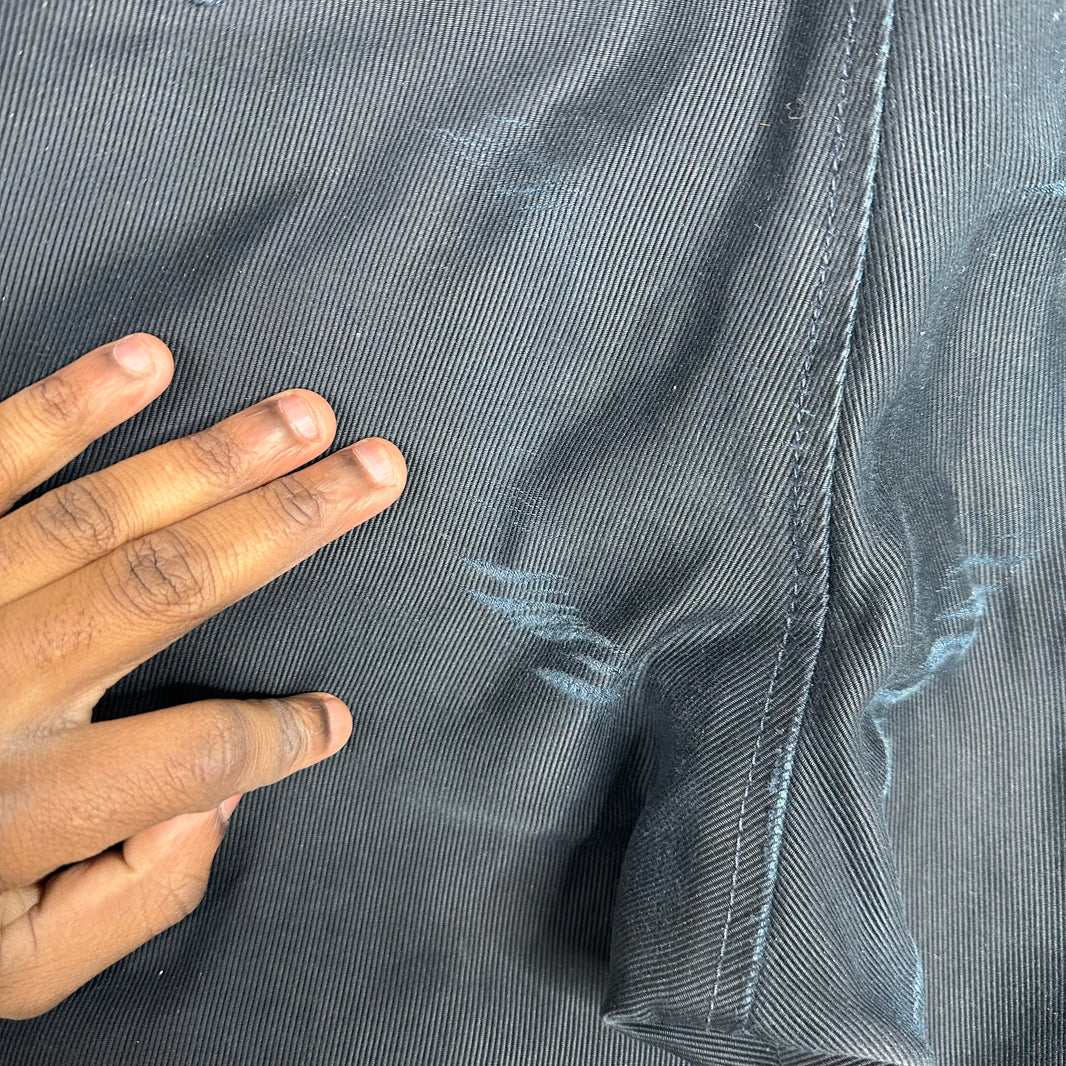Comme Des Garçons Navy Fine Cord Trouser
