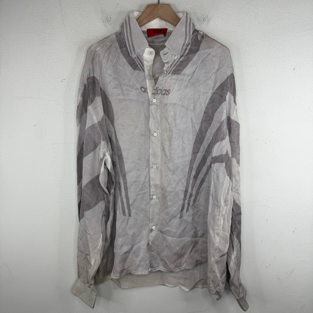 424 Adidas Button Up LS Shirt