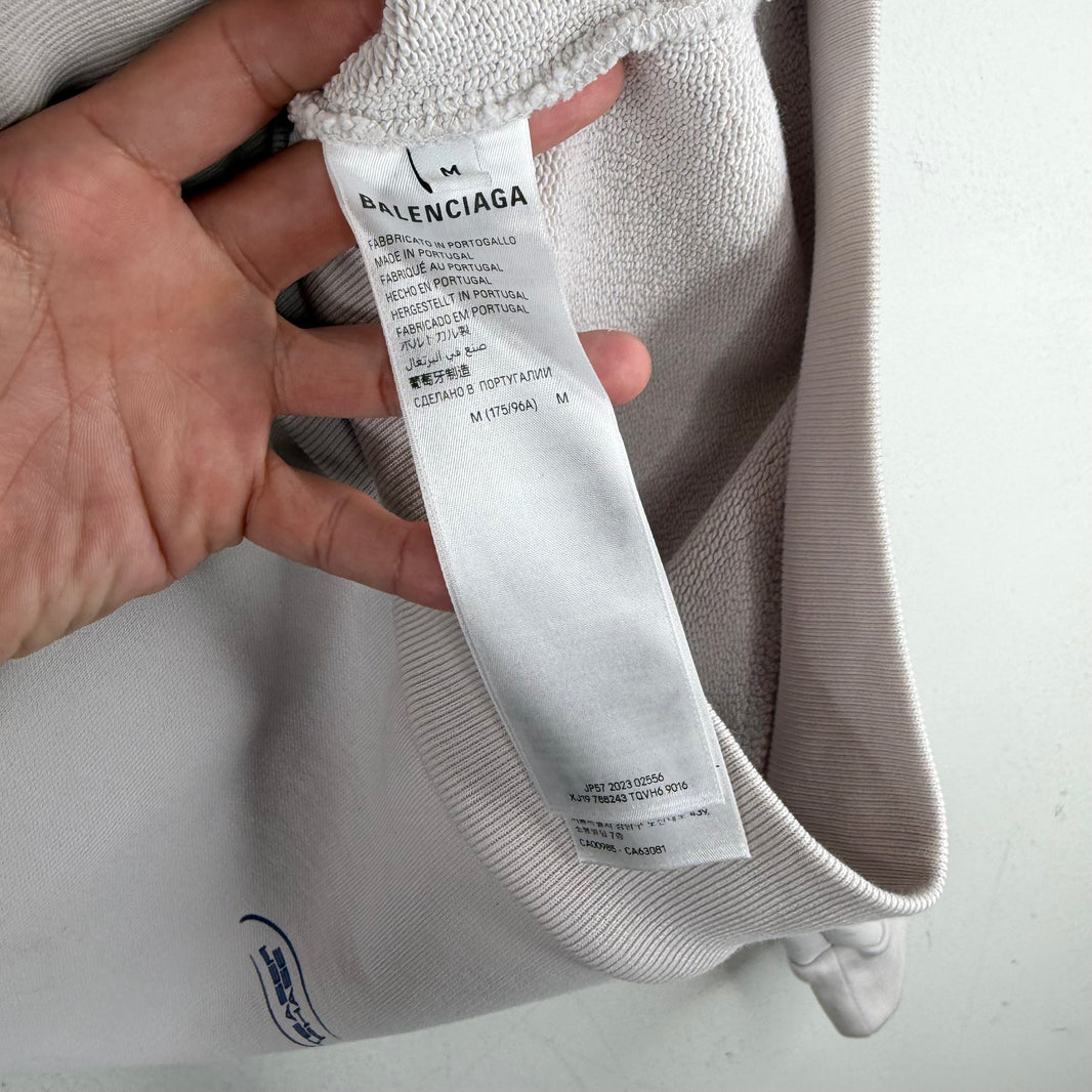 Balenciaga Business Logos Zip Hoodie