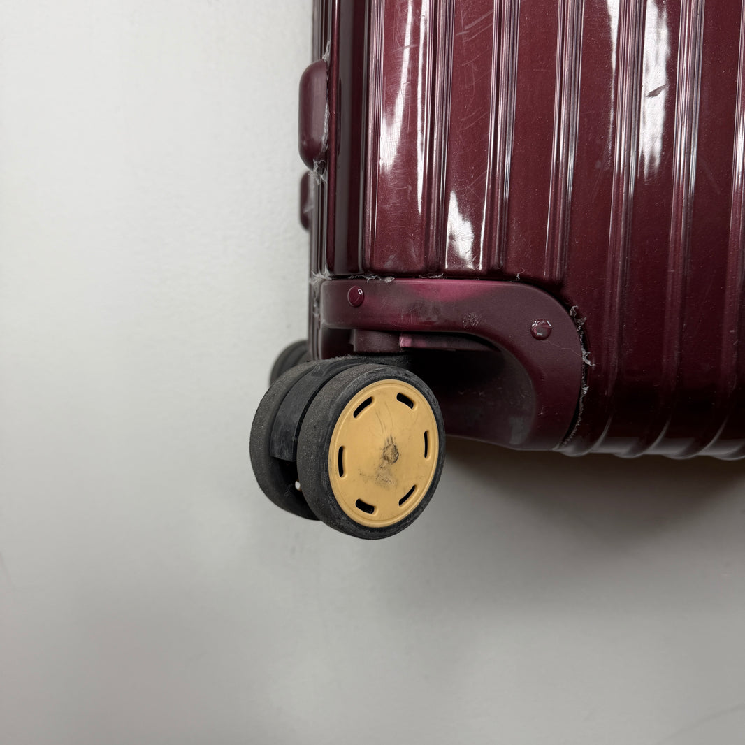 Rimowa Burgundy Check-In Suitcase