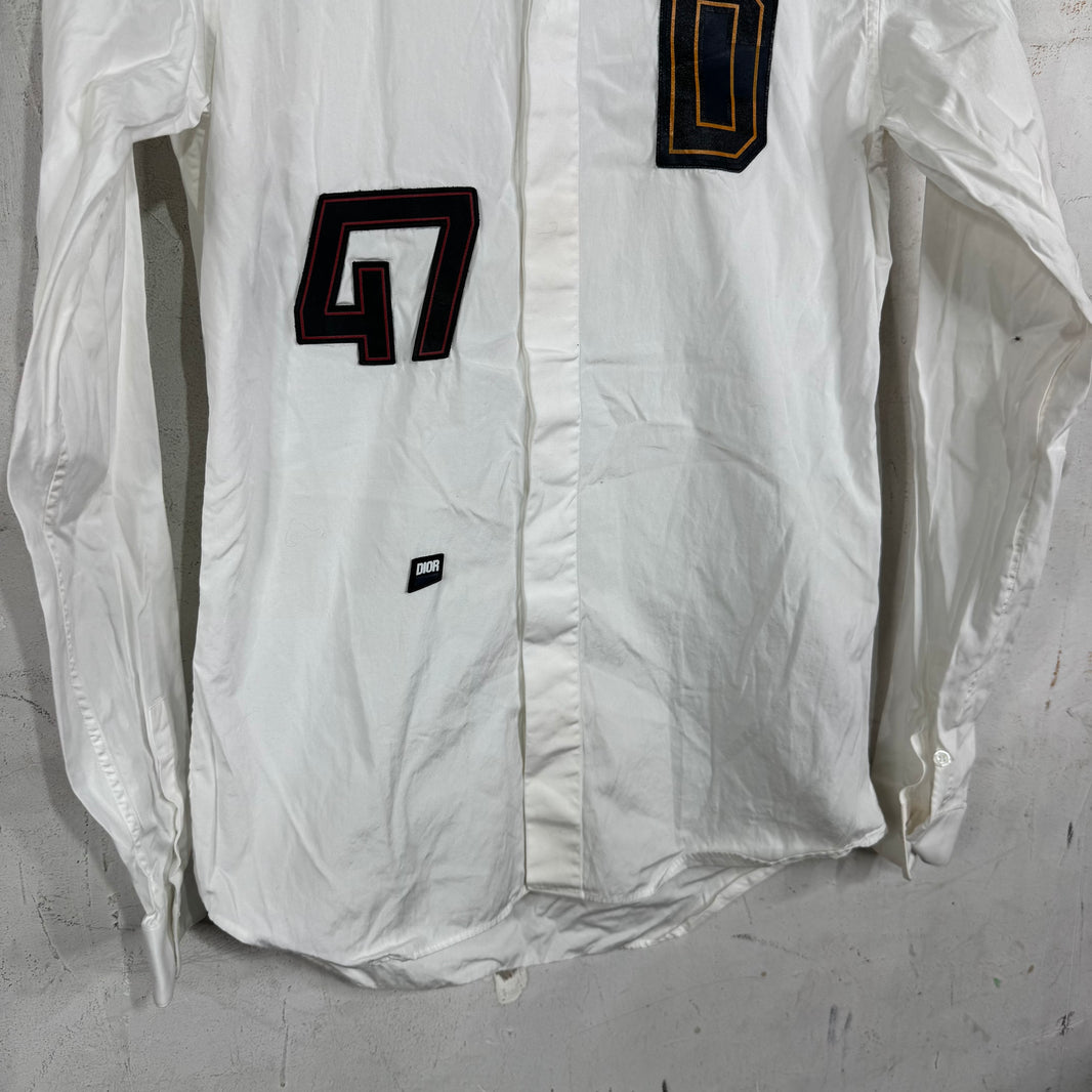 Dior Leather Patched Shirt