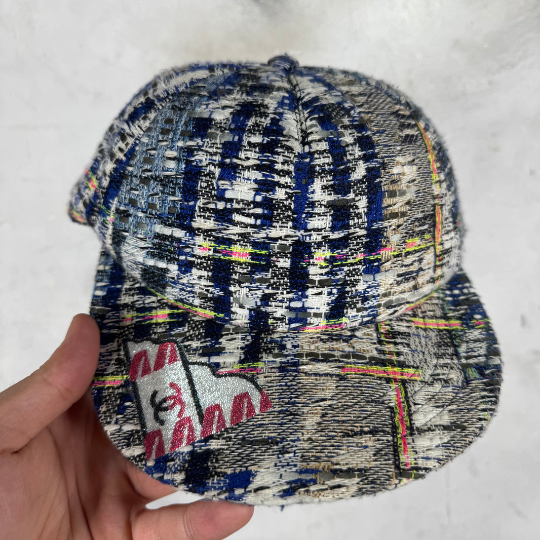 Chanel Tweed Snapback Hat
