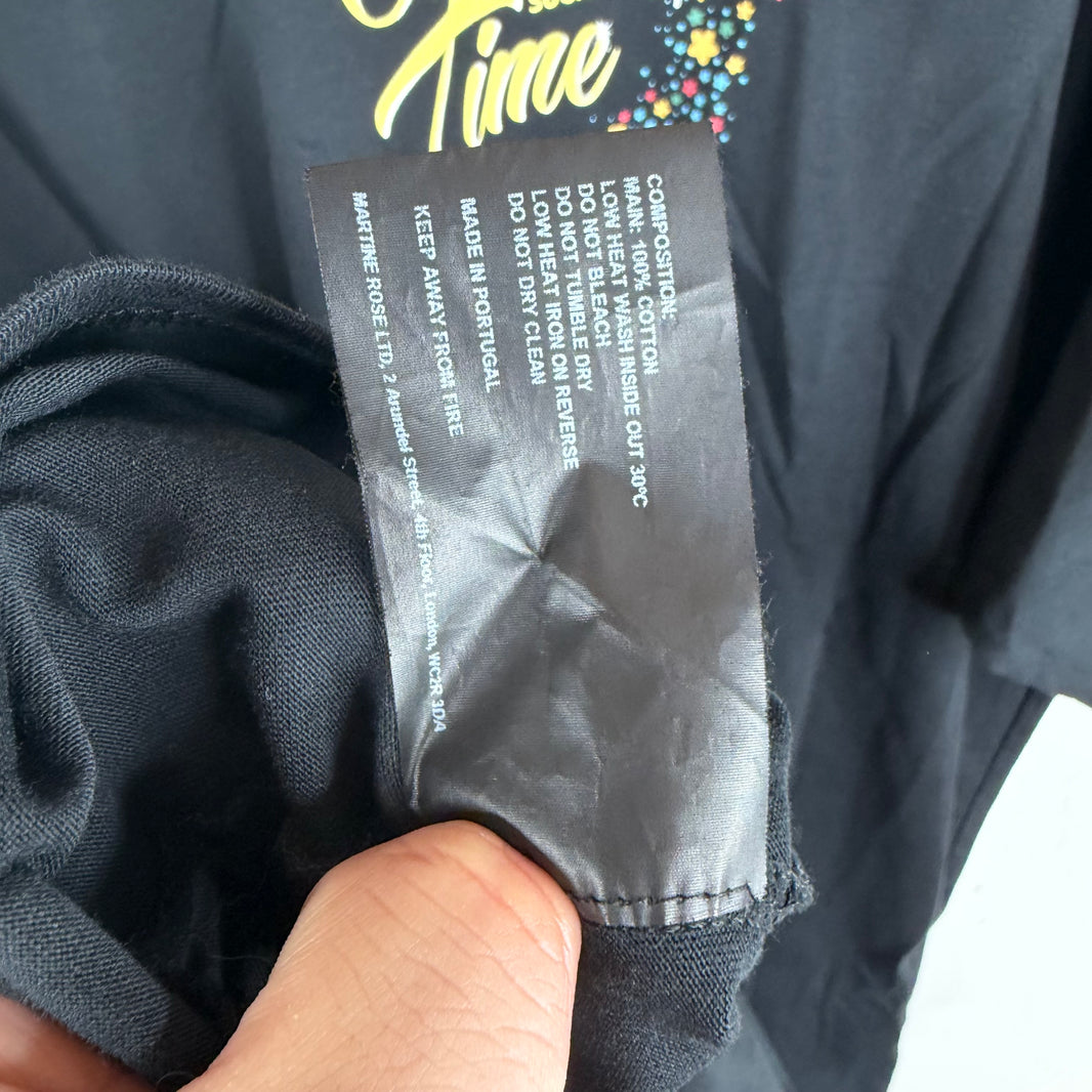 Martine Rose Black Good Time T-Shirt