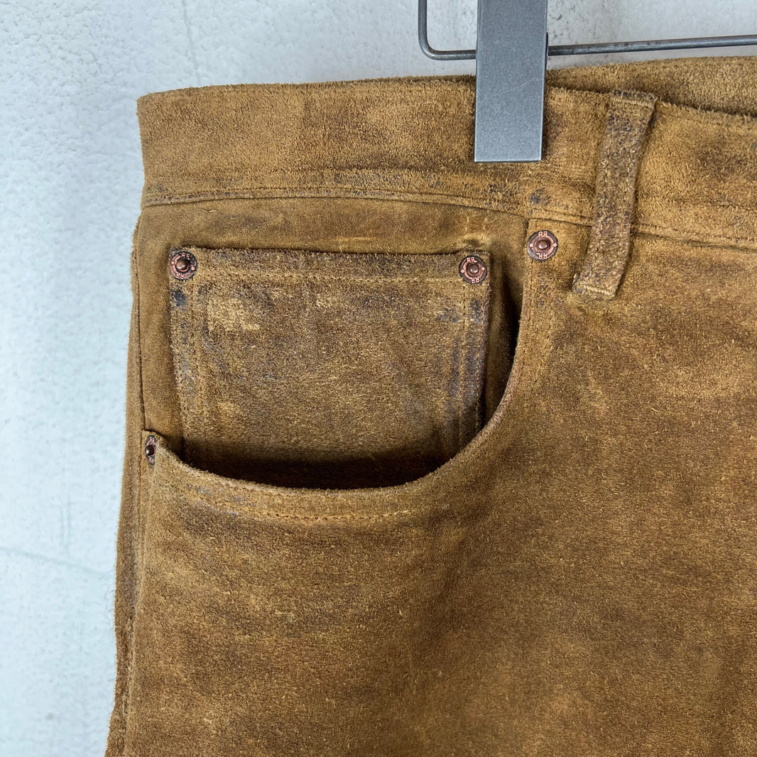 RRL Roughtout Suede Jeans
