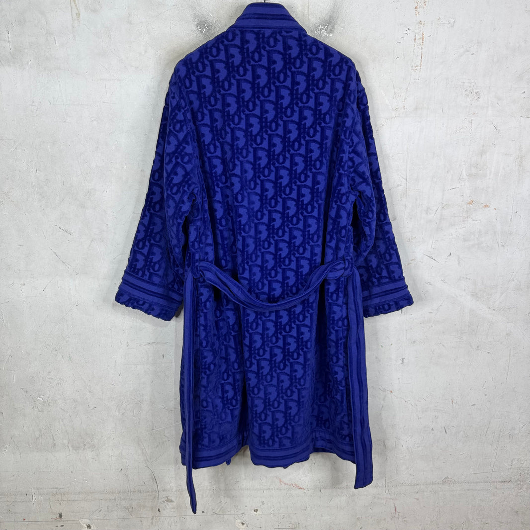 Dior Blue Oblique Bath Robe