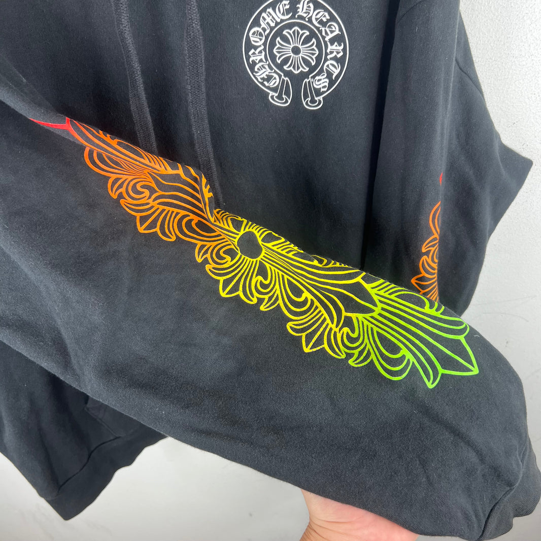Chrome Hearts Gradient Circle/Fleur Hoodie