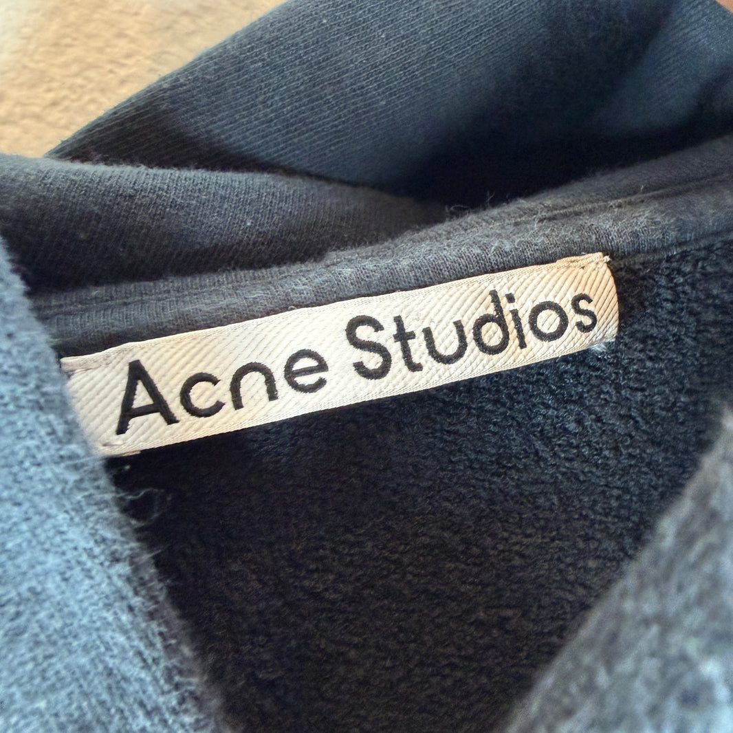 Acne Studios Washed Black Stockholm Hoodie