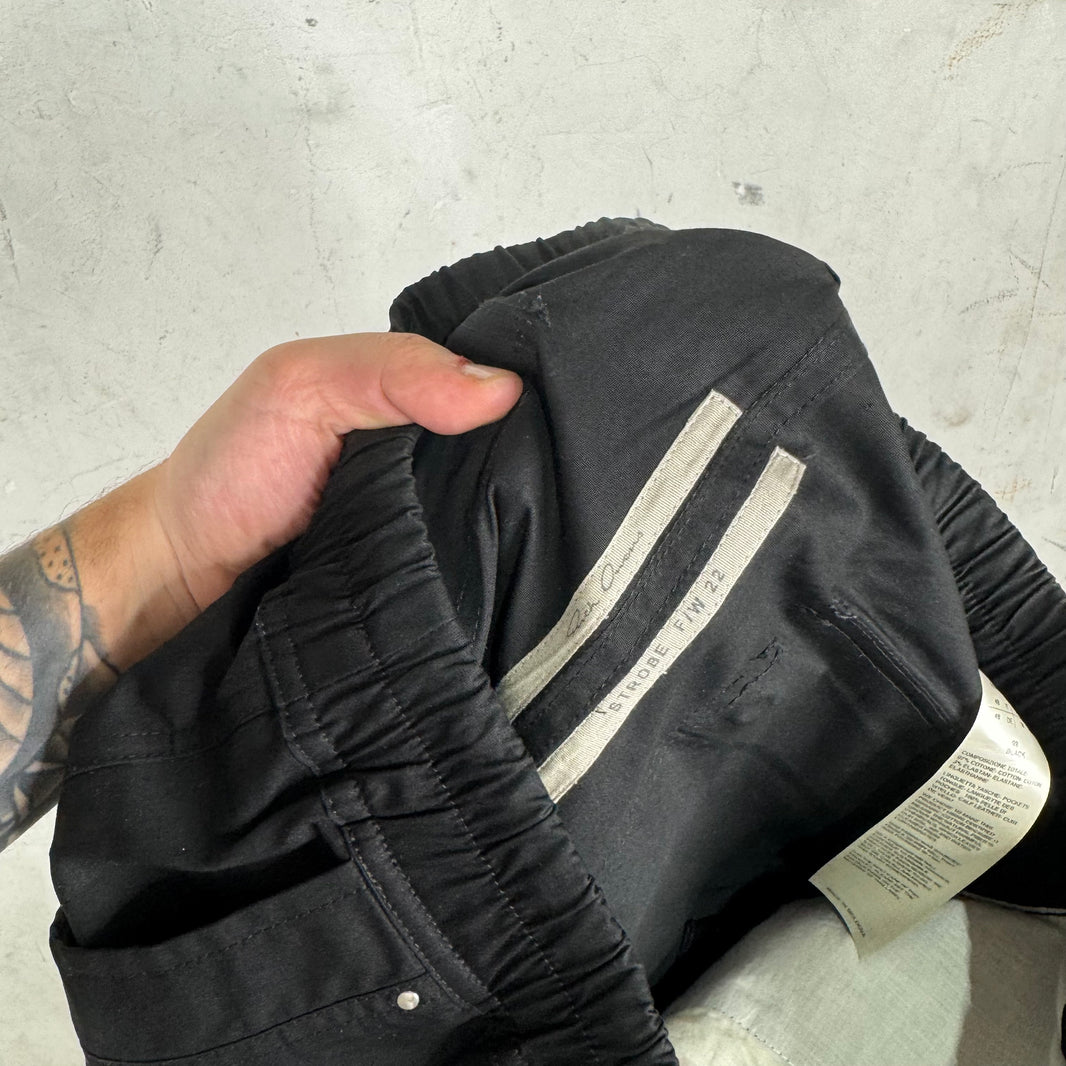 Rick Owens Strobe Canvas Bauhaus Joggers