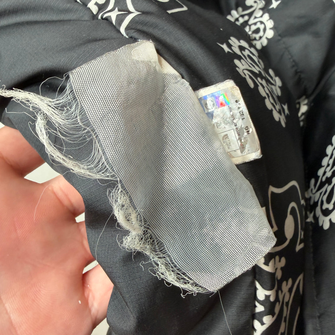 Supreme TNF Black Paisley Sleeping Bag